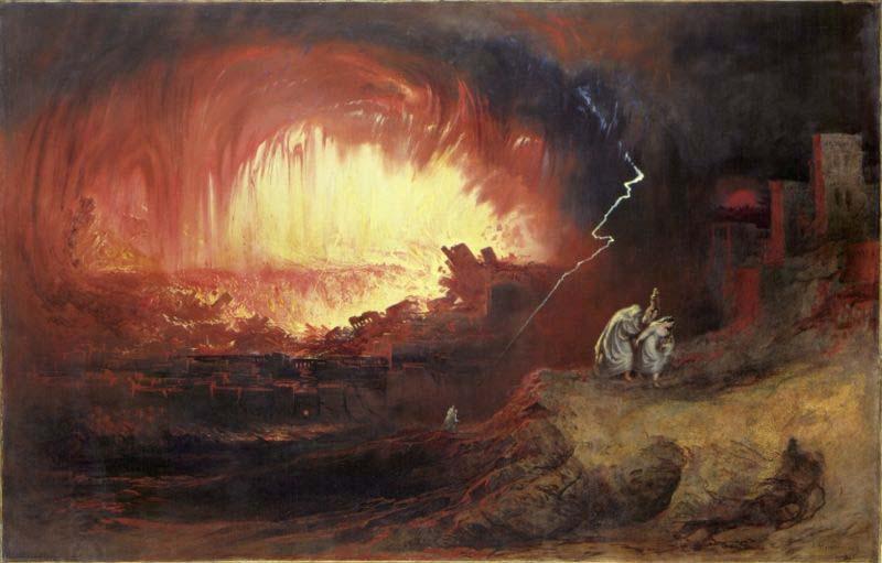 John Martin The Destruction of Sodom and Gomorrah, China oil painting art